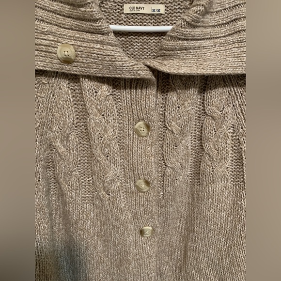 Old Navy Wool Poncho Sweater, size M - Picture 5 of 8